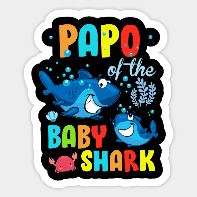 Papo Of The Baby Shark Birthday Group Father's Day Sticker by Navarra